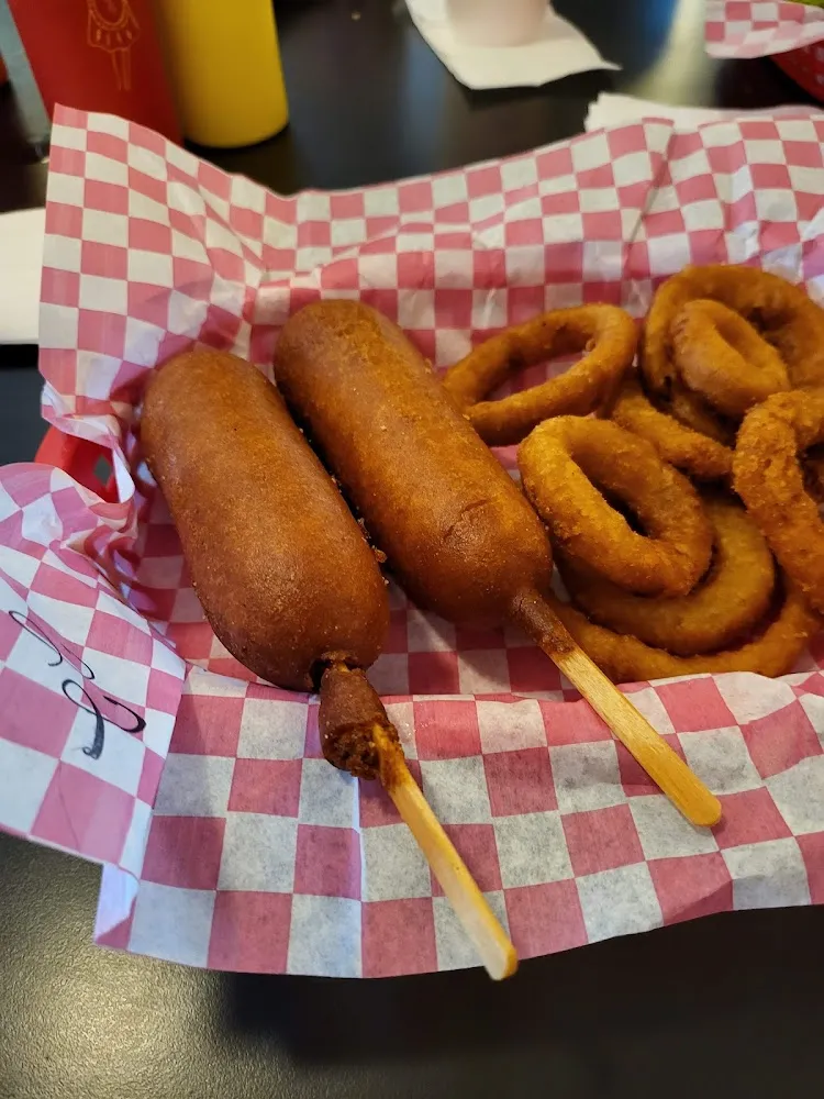Onion Rings and Corn Dogs